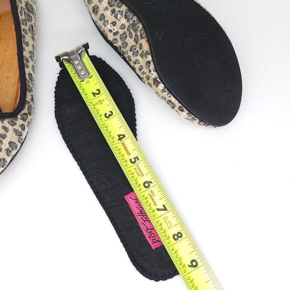 Betsey Johnson Leopard Slippers Womens Estimated Size 6 Based On Measurements - Picture 16 of 16